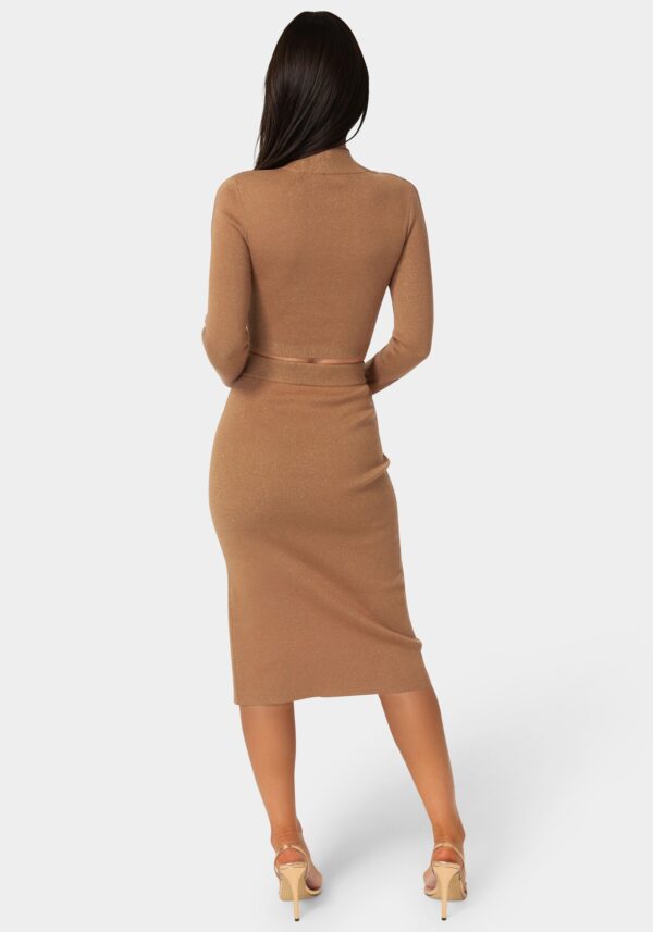 Lurex Rib Cropped Kit Set